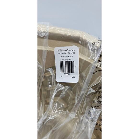 Marquee Bundt Cake Pan 10 Cups Geometric Non Stick Williams Sonoma Nordic Ware - Picture 10 of 12